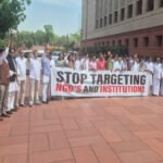 Congress MPs attend Parliament under a three-line whip ahead of expected debate over the FCRA Amendment Bill.