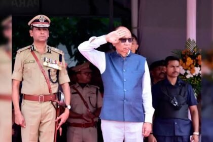 Manipur Chief Minister Yumnam Khemchand Singh and Deputy Chief Minister Nemcha Kipgen visit Kangpokpi for highway reopening discussions.