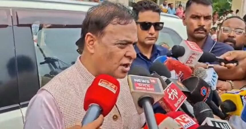 Assam Chief Minister Himanta Biswa Sarma raises concerns over alleged illegal hill mining and deforestation near the Nagaland border.