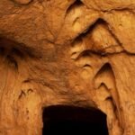 Researchers conduct subsurface geological testing inside the limestone cave system of Phokhungri to investigate potential Pleistocene fossil deposits.