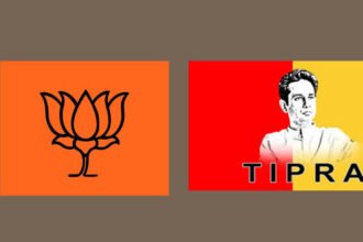 BJP and Tipra Motha leaders hold high-level discussions in Delhi amid reported coalition tensions ahead of Tripura's rural elections.