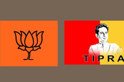 BJP and Tipra Motha leaders hold high-level discussions in Delhi amid reported coalition tensions ahead of Tripura's rural elections.