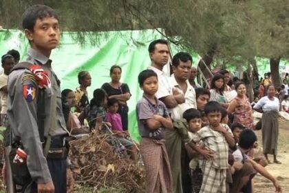 Authorities catalog displaced individuals from Myanmar in a security database as northeastern states manage cross-border displacement.