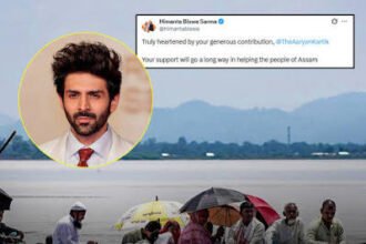 Bollywood actors reportedly provide financial support to regional flood relief kitchens serving communities affected by flooding.