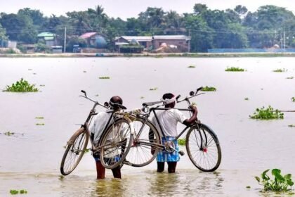 Rainfall data shows a sharp contrast between Assam's statewide monsoon deficit and an extreme localised surge in Upper Assam.
