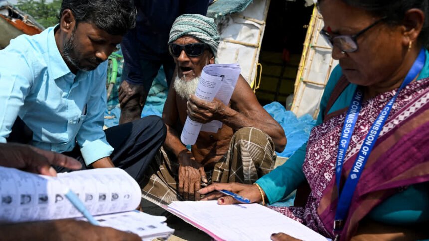 Electoral officials review draft voter rolls as four states face debate over large-scale changes in registered elector numbers.