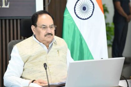 Union Health Minister J.P. Nadda reportedly reviews emergency containment preparedness with medical boards in Guwahati.