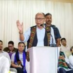 Manipur Chief Minister Yumnam Khemchand Singh and Deputy Chief Minister Nemcha Kipgen announce free movement on national highways in the state.