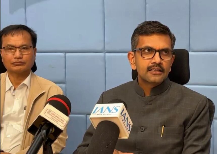 Meghalaya Chief Electoral Officer B.D.R. Tiwari reviews draft electoral rolls with political parties ahead of the September 4 inspection deadline.