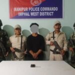 Security forces conduct an operation in Manipur's Bishnupur district leading to the arrest of four suspected militant cadres.