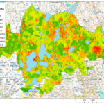 Airborne LiDAR sensors map dense forest terrain across Mimi and Hakkomute to support detailed landscape research.
