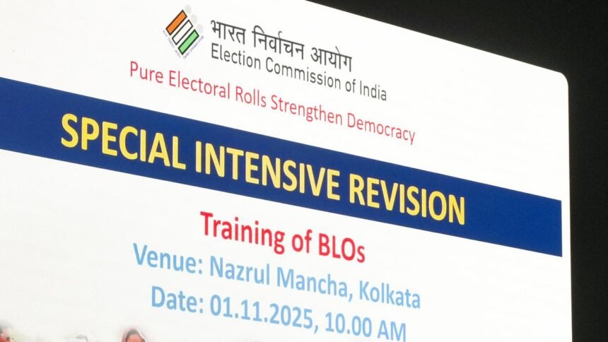 Election officials conduct Special Intensive Revision 2026 to verify and update voter records across multiple states and Union Territories.