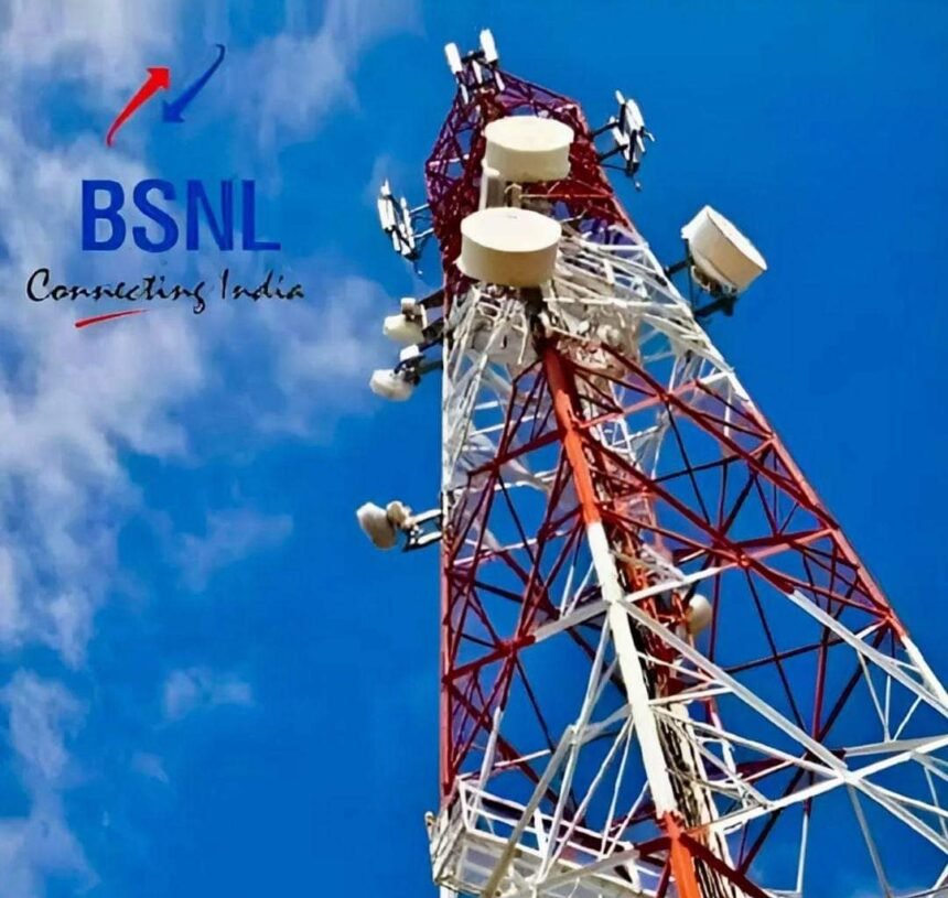 Newly installed 4G telecom towers provide enhanced mobile network connectivity to remote villages in Nagaland's Mon district near the Myanmar border.