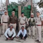 Authorities reportedly arrest Naorem Priyokumar Singh over alleged illegal tax collection from commercial trucks in Naorem Mayai Leikai.