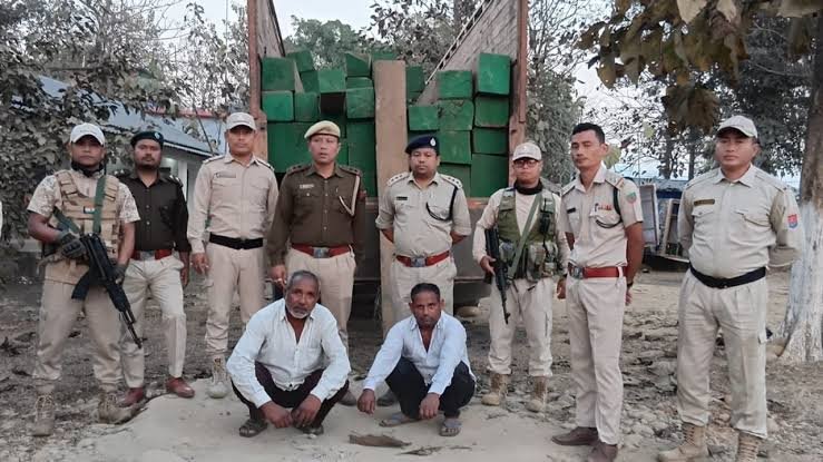 Authorities reportedly arrest Naorem Priyokumar Singh over alleged illegal tax collection from commercial trucks in Naorem Mayai Leikai.