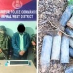 Security forces reportedly apprehend a 21-year-old suspected KYKL operative during an operation in Thamnapokpi, Manipur.
