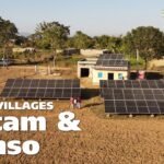 Solar micro-grid panels installed in a remote border village in Anjaw district provide clean electricity to homes surrounded by the mountainous landscape of Arunachal Pradesh.