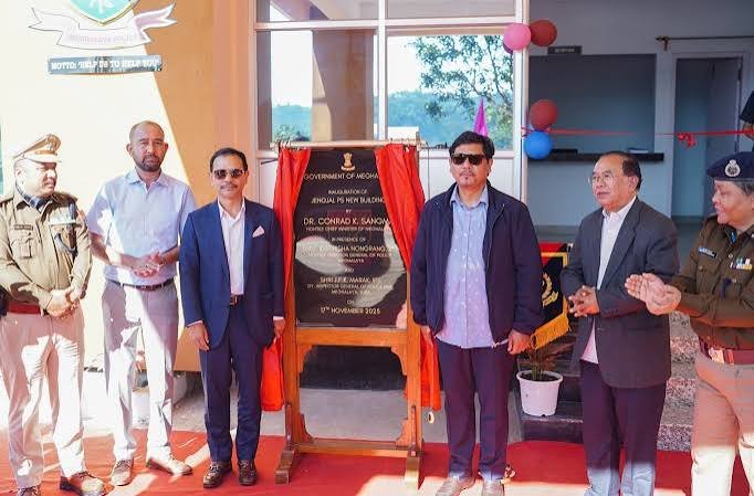Upgraded police station infrastructure in East Garo Hills improves facilities for law enforcement personnel and public services in remote Meghalaya areas.