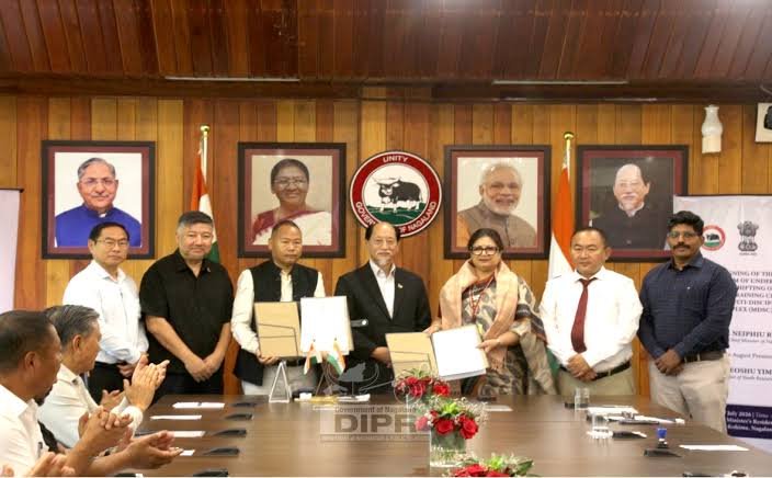 Nagaland signs an MoU to relocate a major Sports Authority of India training centre to Dimapur as part of sports infrastructure development.