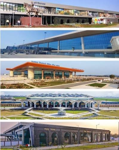 Survey teams conduct land assessment near Imphal International Airport as preparations for the airport expansion project approach completion.