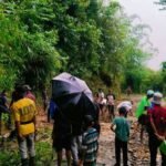 PMGSY engineers carry out emergency restoration work on a damaged rural road in Arunachal Pradesh following monsoon-related infrastructure disruptions.