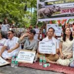 Kaziranga ESZ protest grows now over 10 km demand