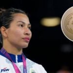 Olympic boxer Lovlina Borgohain raises concerns about the omission of Northeast India from a map displayed during a Commonwealth Games event.