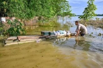 Raijor Dal chief Akhil Gogoi addresses the controversy surrounding Assam flood relief and funding through the Chief Minister’s Relief Fund.