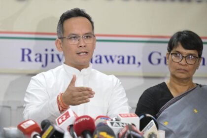 Congress leader Gaurav Gogoi engages with young supporters as opposition forces strengthen youth mobilization efforts in Assam.