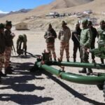 ITBP personnel conduct foot patrols across rugged high-altitude terrain along the Line of Actual Control to strengthen routine border surveillance and operational preparedness.