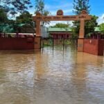 Waterlogged areas around Sivasagar schools prompt officials to seek an extension of the summer vacation for student safety.