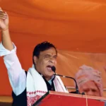 Assam Chief Minister Himanta Biswa Sarma conducts a field assessment during a multi-district Upper Assam tour focused on rehabilitation efforts.