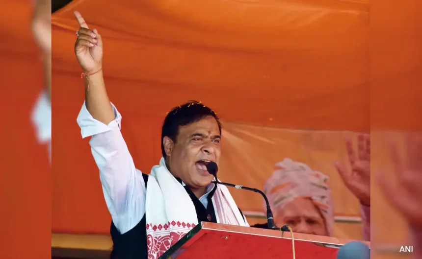 Assam Chief Minister Himanta Biswa Sarma conducts a field assessment during a multi-district Upper Assam tour focused on rehabilitation efforts.