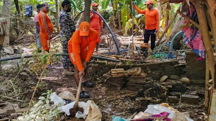 Disaster management teams assist residents in flood- and landslide-affected areas as relief operations continue following widespread extreme weather.