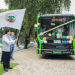 Electric buses introduced under the PM eBus Sewa Scheme operating as part of Shillong’s modern public transport network