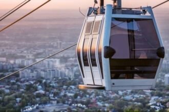 Proposed Shillong Peak passenger ropeway connecting Lawsohtun with Shillong Viewpoint as Meghalaya advances its major tourism infrastructure project.