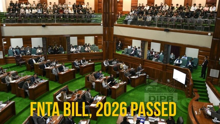 Nagaland Legislative Assembly passes revised Frontier Nagaland Territorial Authority Bill 2026