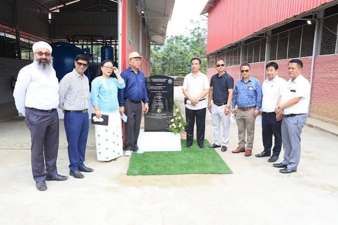 Modern bamboo treatment and processing facilities at Sairang in Mizoram supporting value-added production and rural furniture manufacturing.