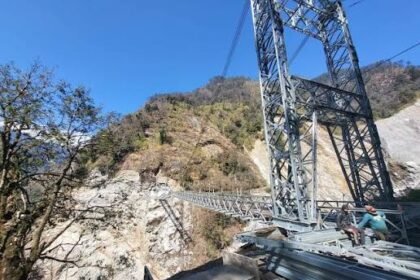 Reopened Chungthang-Lachen road near the restored Taramchu stretch in North Sikkim following months of connectivity disruption.