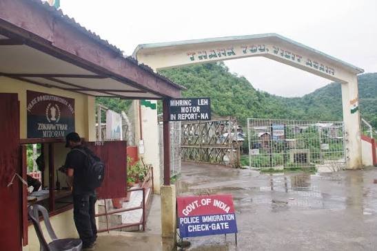 Customs and trade infrastructure at Zokhawthar supporting streamlined clearance of permitted goods along the Mizoram-Myanmar border.