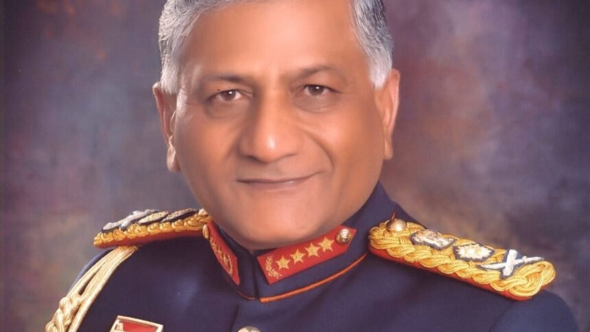 Nine newly appointed Mizoram Information Service probationers meet Governor General Vijay Kumar Singh at Lok Bhavan.