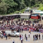 Civil society groups in Manipur rally and call for justice and accountability for six Liangmai Naga civilians killed in 2026.