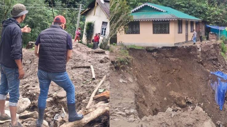 Gyalshing landslides now threaten Rimbi as 128 flee