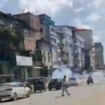 Manipur protest turns tense now as police fire tear gas