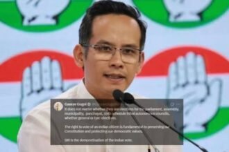 Gaurav Gogoi says SIR now threatens India’s voting rights