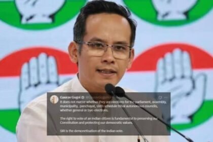 Gaurav Gogoi says SIR now threatens India’s voting rights