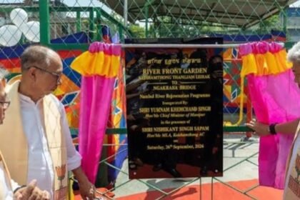 Nambul River Garden now adds a new public space in Imphal