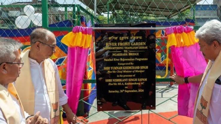 Nambul River Garden now adds a new public space in Imphal