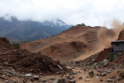 Heavy rainfall and landslide activity in North Sikkim temporarily disrupt mobile network connectivity in the Theeng and Chungthang regions.