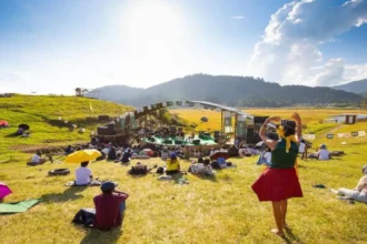 Artists perform at the Ziro Festival of Music 2026 in Arunachal Pradesh’s scenic Ziro Valley